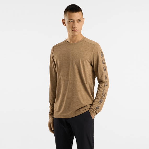 商品Arc'teryx|【Brilliant|包邮包税】始祖鸟 CORMAC LOGO CREW NECK SHIRT LS[FW22] Komak Logo 圆领长袖衬衫男 ATMFMX5688,价格¥903,第11张图片详细描述