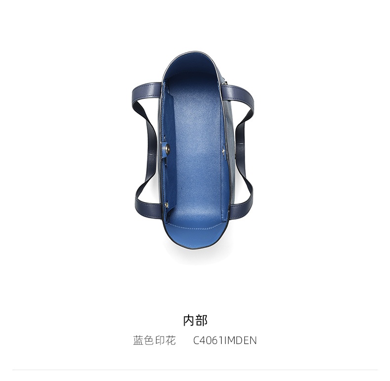商品[国内直发] Coach|COACH 奥莱款大号女士PVC配皮单肩手提包 C4061IMDEN,价格¥1484,第5张图片详细描述
