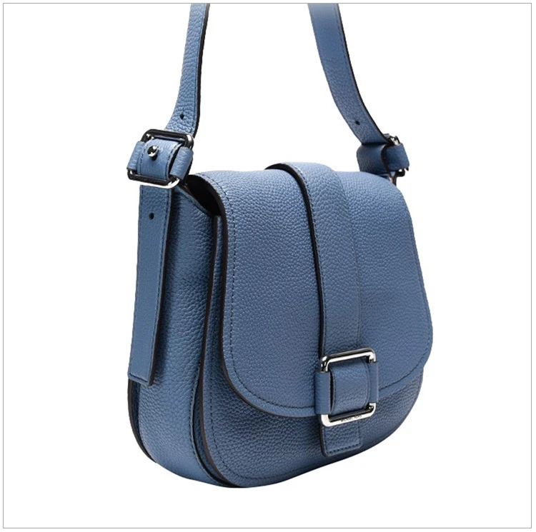 商品Michael Kors|Michael Kors 迈克高仕 蓝色牛皮女士挎包 30H6SUZM3L-Denim,价格¥1704,第8张图片详细描述