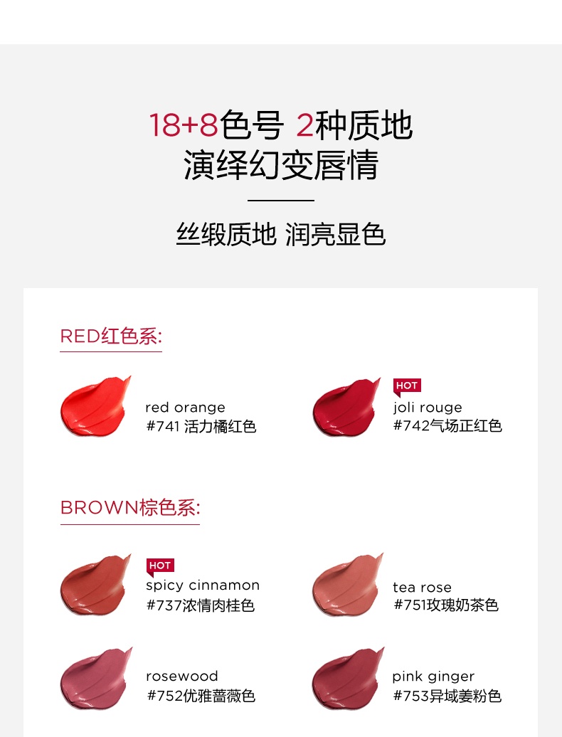 商品Clarins|Clarins娇韵诗 水润丝绒丰盈唇膏口红3.5G「孕妇可用」 哑光723V,价格¥185,第8张图片详细描述