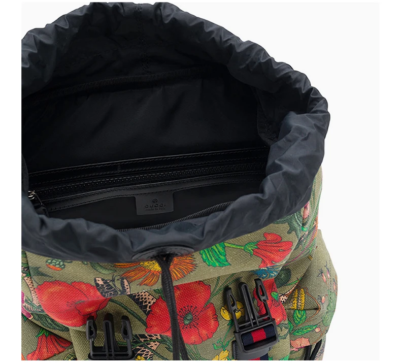 商品[国内直发] Gucci|GUCCI 军绿色男士双肩包 478327-9LNAX-3774,价格¥11727,第7张图片详细描述