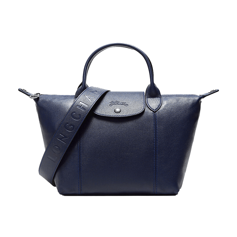 商品[国内直发] Longchamp|珑骧饺子包LONGCHAMP 女士LE PLIAGE CUIR系列黑色皮质手提单肩包小号饺子包L1512 757 001,价格¥2770,第3张图片详细描述