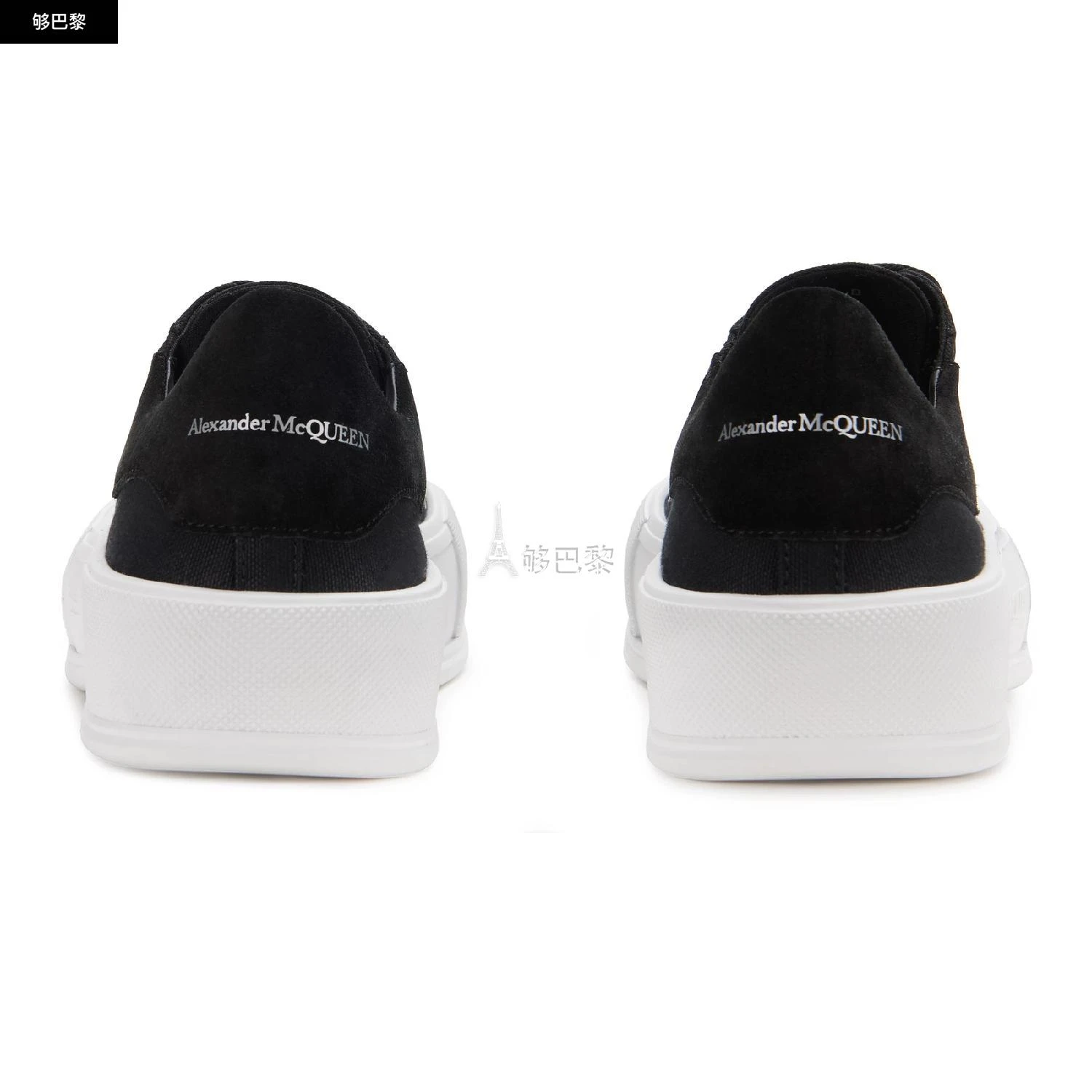 商品Alexander McQueen|【特惠9.0折】包邮包税【预售7天发货】 ALEXANDER MCQUEEN 男士 休闲运动鞋 Deck 运动鞋  654594W4MV7/1070 AMQW2843BCK,价格¥3493,第6张图片详细描述