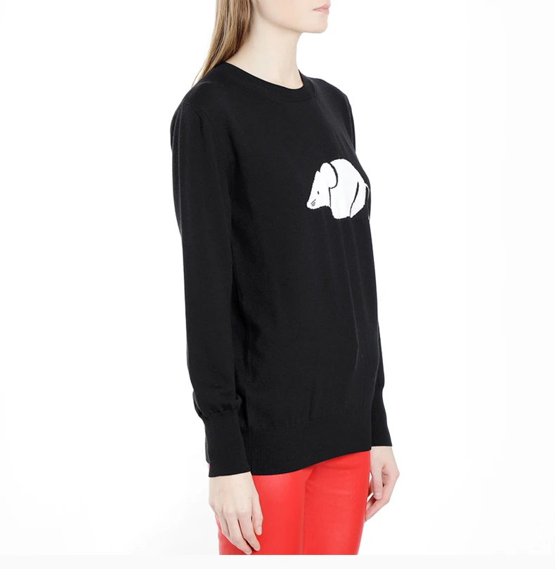 商品Loewe|LOEWE 黑色女士针织衫/毛衣 S3189790SM-1100,价格¥2999,第6张图片详细描述