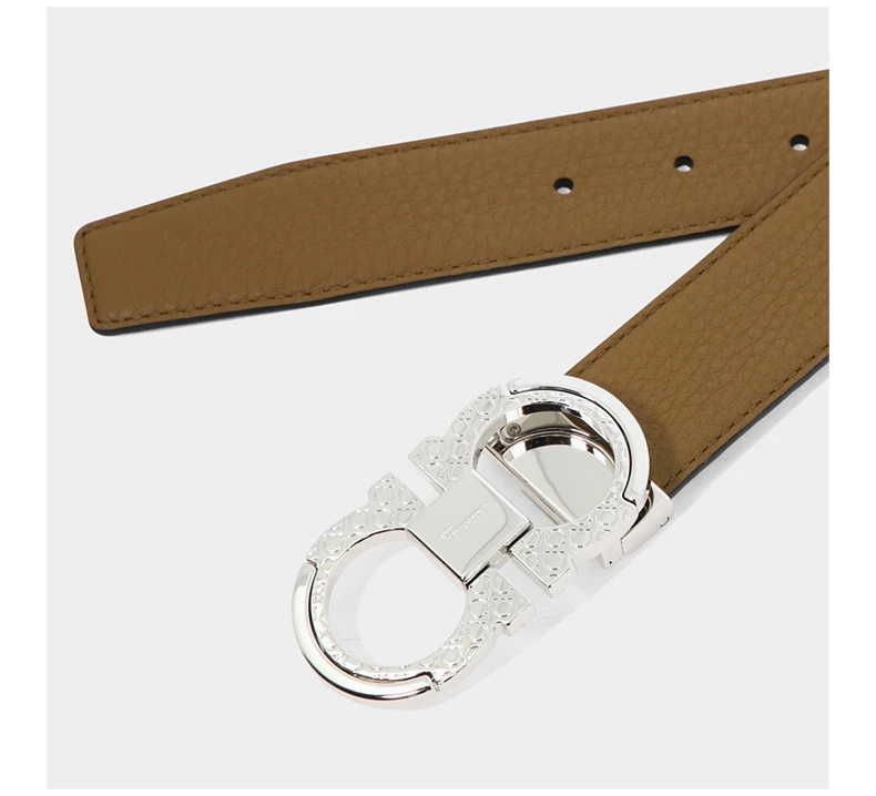 商品Salvatore Ferragamo|SALVATORE FERRAGAMO 男士腰带拼色 0752670,价格¥2634,第6张图片详细描述