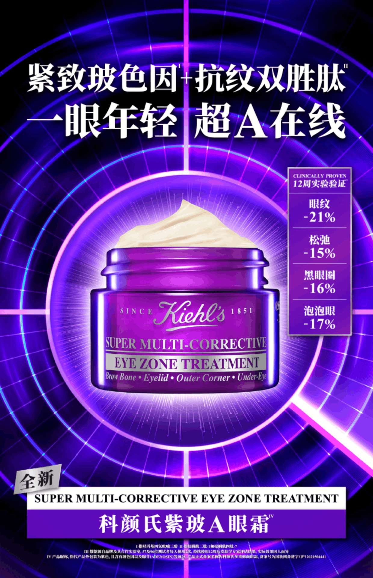 商品[国内直发] Kiehl's|【免税店发货】科颜氏多重修颜眼霜  28ml,价格¥563,第1张图片详细描述