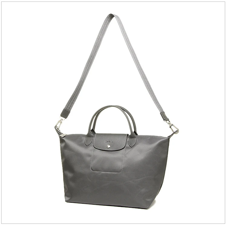 商品[国内直发] Longchamp|Longchamp 珑骧 灰色织物女士手提包 1515578112,价格¥648,第6张图片详细描述