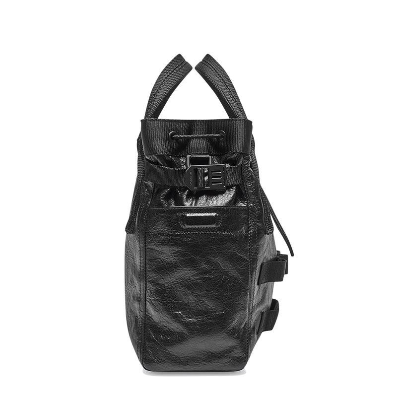 商品Balenciaga|Balenciaga/巴黎世家 ARMY系列 男士小号黑色细纹羊皮革托特手提包6440291VGI71000,价格¥8782,第3张图片详细描述