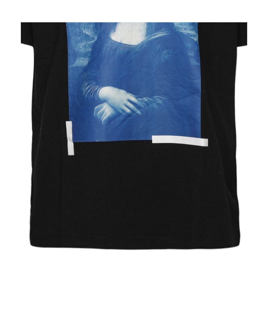 商品Off-White|黑色油画印花短袖棉 OMAA038C99JER002-0145（澳门仓发货）,价格¥2436,第3张图片详细描述
