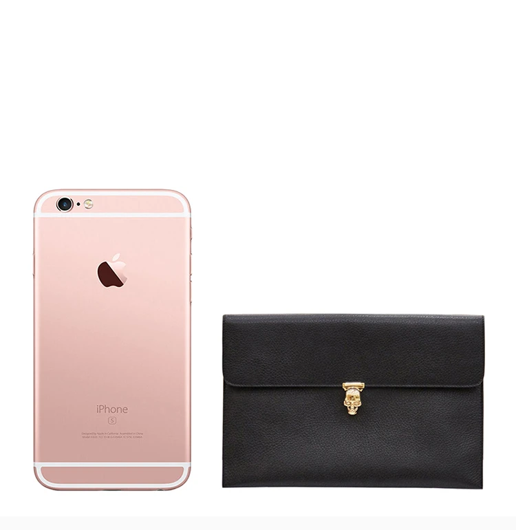 商品Alexander McQueen|ALEXANDER MCQUEEN 黑色女士手拿包 554197-1DD0G-1000,价格¥2094,第3张图片详细描述