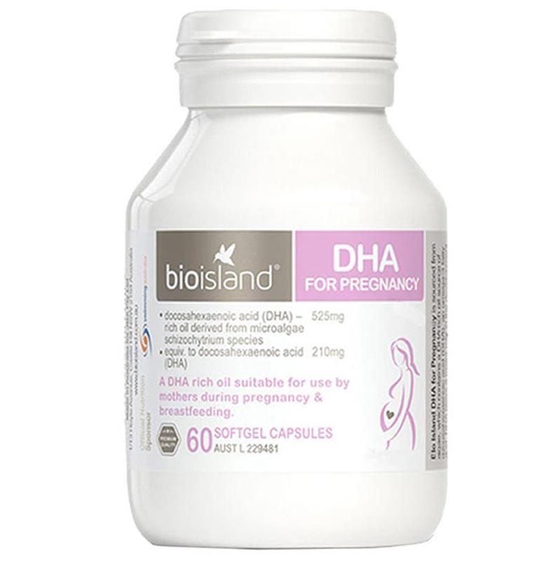 商品Bioisland|澳洲Bio Island 佰澳朗德 DHA海藻油孕期哺乳期营养维生素60粒,价格¥215,第3张图片详细描述