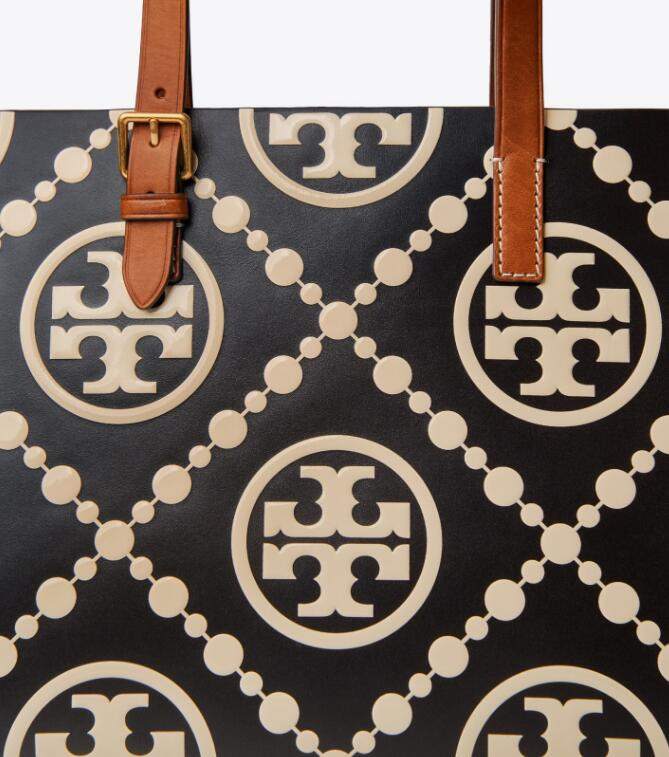 商品Tory Burch|汤丽伯奇女士皮革一面黑一面浅色手提单肩包150310-001（香港仓发货）,价格¥3794,第12张图片详细描述