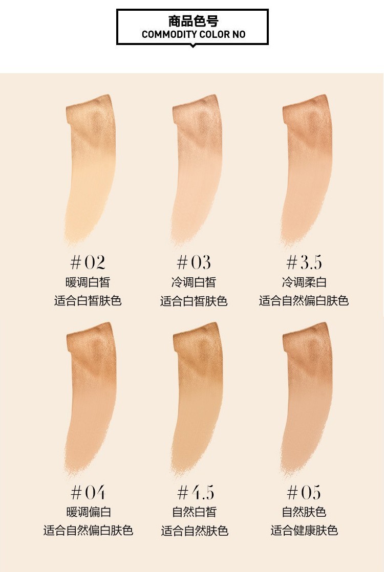 商品[国内直发] Giorgio Armani|GIORGIO ARMANI乔治·阿玛尼权力粉底液30ml 02#04#3.5# 轻松遮瑕提升气色呵护肌肤,价格¥303,第3张图片详细描述