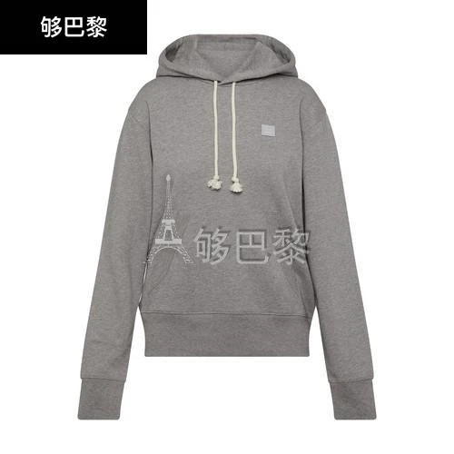 商品Acne Studios|【特惠9.0折】包邮包税【预售7天发货】 ACNE STUDIOS 女士 卫衣 连帽运动衫  CI0119/X92 ACNAC7H3GRY,价格¥2806,第3张图片详细描述