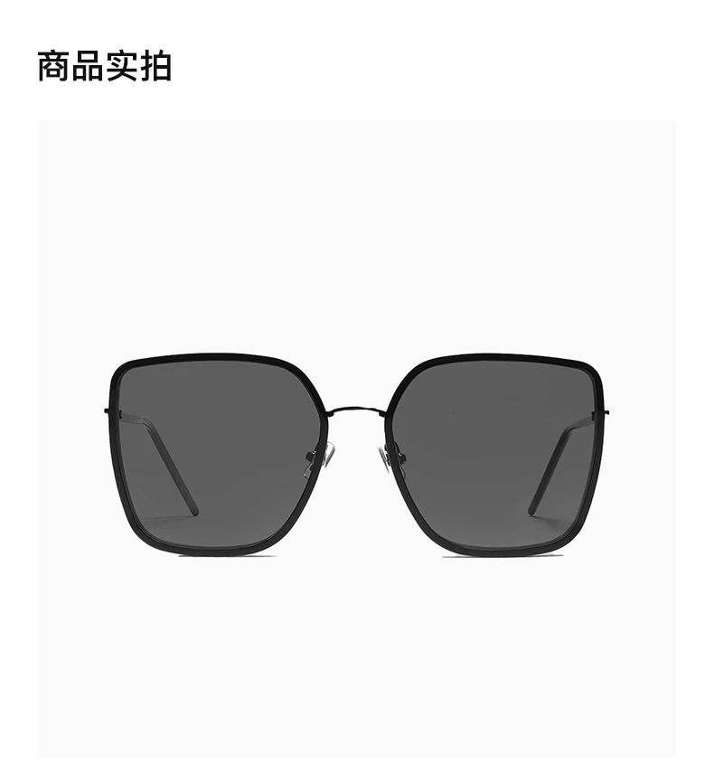 商品[国内直发] GENTLE MONSTER|GENTLE MONSTER 黑色女士方形太阳镜 MUMU-01,价格¥1410,第4张图片详细描述