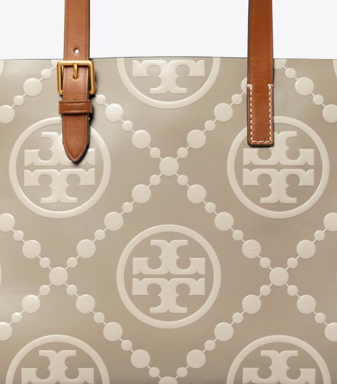 商品Tory Burch|汤丽伯奇女士T MONOGRAM 纹理皮革手提单肩包（香港仓发货）,价格¥3794,第11张图片详细描述