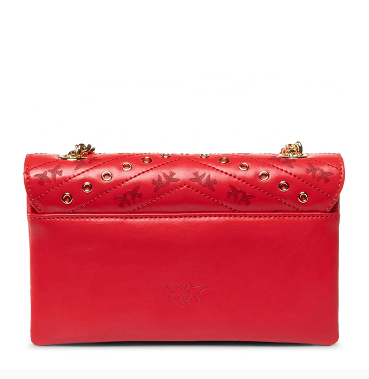 商品[国内直发] PINKO|Pinko 品高 女士红色燕子单肩包 1P21NQ-Y66PR24,价格¥1470,第7张图片详细描述
