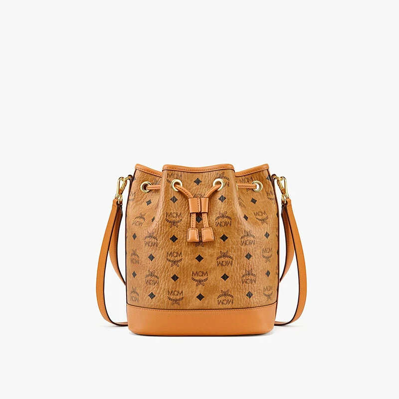 商品[国内直发] MCM|MCM 女士棕色皮革单肩斜挎包 MWDCSDU02CO001,价格¥6396,第1张图片详细描述