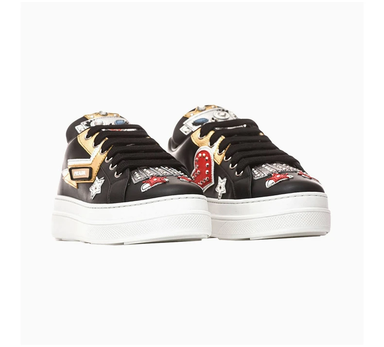 商品Prada|PRADA 女士黑色系带休闲运动鞋 1E268L-3KS5-F0967,价格¥3733,第5张图片详细描述