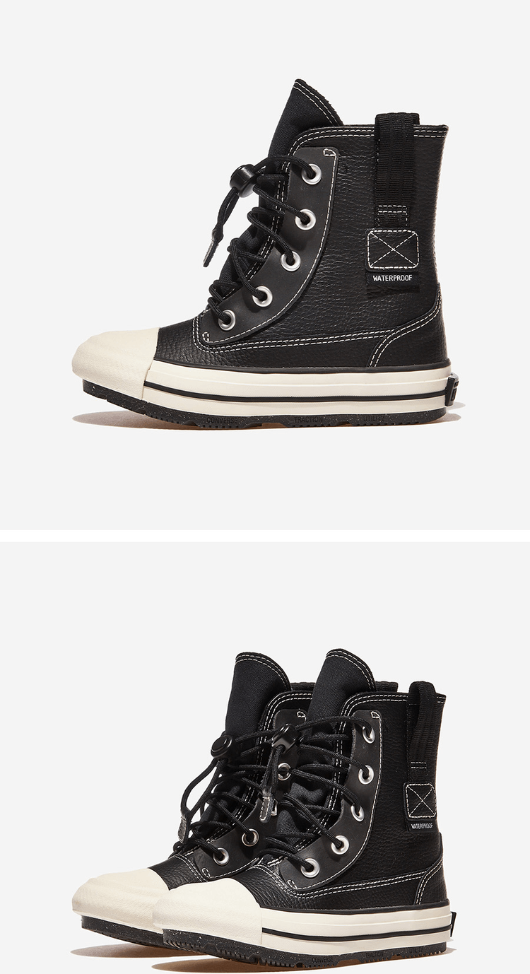 商品Converse|【Brilliant|包邮包税】匡威 CTAS BERKSHIRE WATERPROOF BOOT HI 儿童  靴子 雨靴  A09312C BLACK,价格¥678,第2张图片详细描述