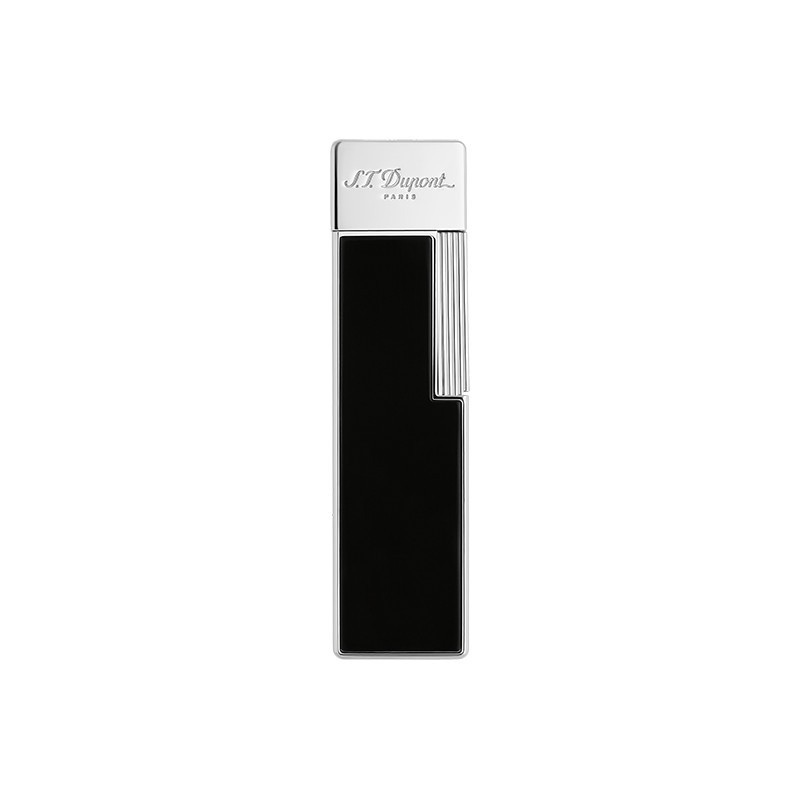 商品ST Dupont|【预售3-7天】DUPONT男女通用黑色漆面黄铜镀铬饰面火炬火焰打火机030001,价格¥1938,第2张图片详细描述