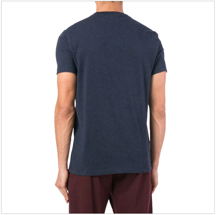 商品Burberry|Burberry 博柏利 男士深蓝色棉质短袖T恤 4056129,价格¥1303,第6张图片详细描述