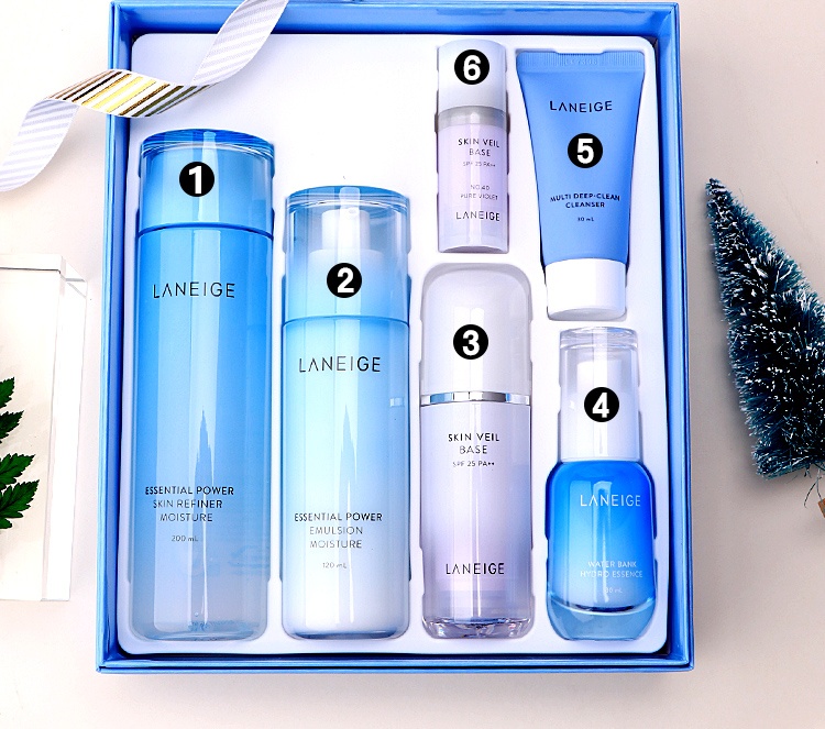 商品[国内直发] Laneige|LANEIGE兰芝透润水乳隔离洗面奶洁面6件套装韩国六套盒,价格¥355,第2张图片详细描述