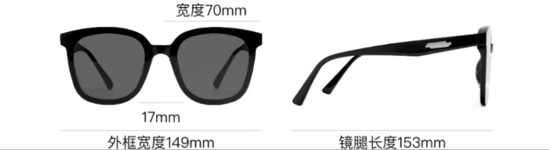 商品GENTLE MONSTER|【享贝家】（国内现货）GENTLE MONSTER  Jackie-01 方形板材墨镜太阳眼镜 男女同款 黑色,价格¥1352,第5张图片详细描述