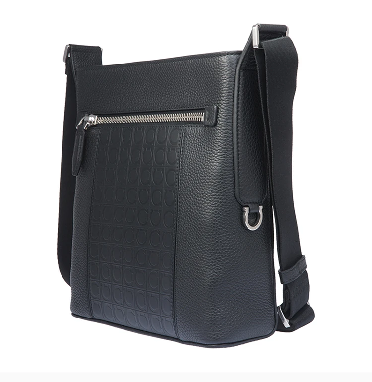 商品Salvatore Ferragamo|Salvatore Ferragamo 菲拉格慕 男士黑色牛皮单肩包 24-0866-685428,价格¥9032,第6张图片详细描述