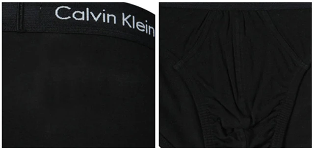 商品[国内直发] Calvin Klein|Calvin Klein 卡尔文 克莱恩 黑色棉氨纶男士三角内裤1件装 NU2661-001,价格¥173,第5张图片详细描述