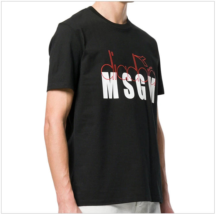 商品[国内直发] MSGM|MSGM 男士短袖T恤 2440MM310-184195-99,价格¥463,第5张图片详细描述