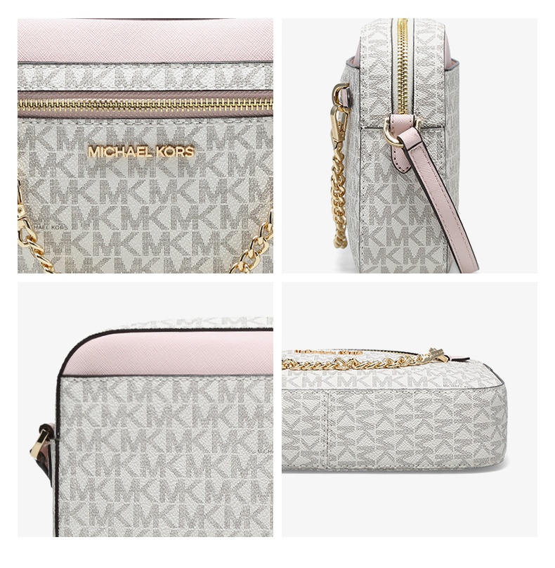 商品Michael Kors|迈克.科尔斯JET SET ITEM 大号女士牛皮革单肩斜挎相机包,价格¥871,第12张图片详细描述