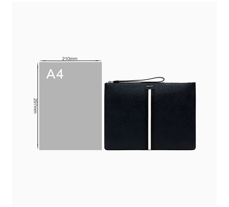 商品[国内直发] Bally|BALLY 条纹男士手拿袋 6232053,价格¥2029,第6张图片详细描述