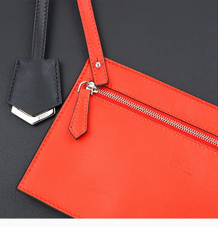 商品[国内直发] Fendi|FENDI 拼色女士手提包 8BH280-Z1P-F0T03,价格¥14233,第9张图片详细描述