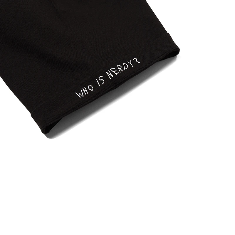 商品NERDY|【享贝家】ZY - 23夏季新款 多巴胺系列 休闲宽松短袖T恤 男女情侣 黑色 PNEU20KT30,价格¥150,第7张图片详细描述