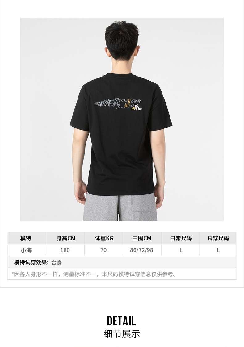 商品[国内直发] Adidas|SS CN GFX TEE男女运动休闲短袖T恤,价格¥191,第4张图片详细描述