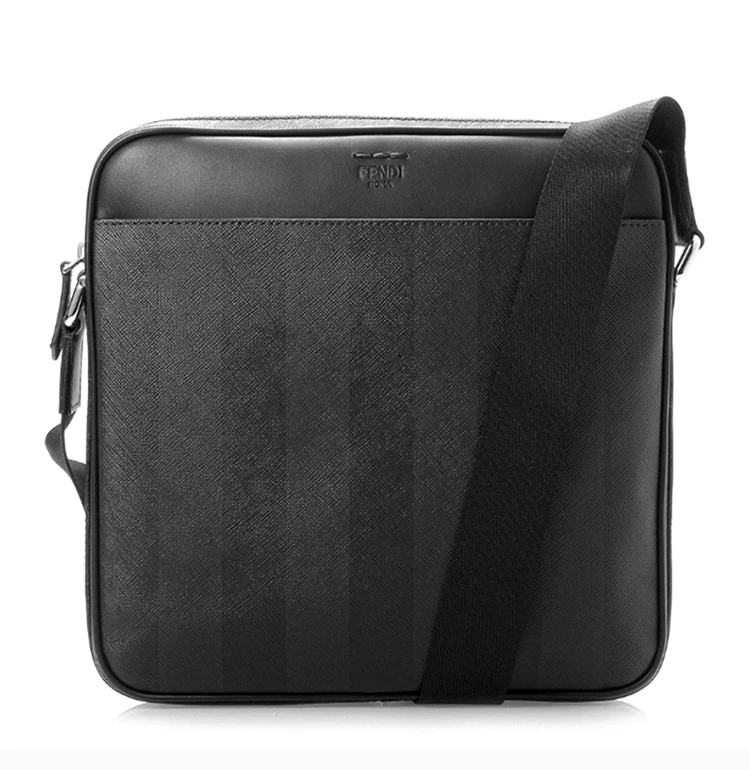 商品[国内直发] Fendi|FENDI 男士黑色斜挎包 7VA338-P63-F0HD2,价格¥6400,第4张图片详细描述