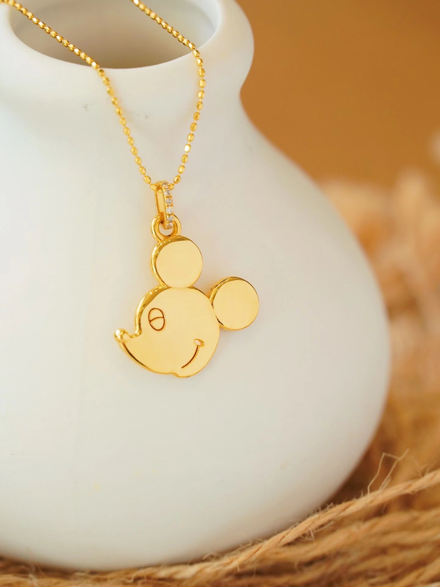 商品[国内直发] Order Dream|18K金Mickey项链,价格¥2108,第4张图片详细描述