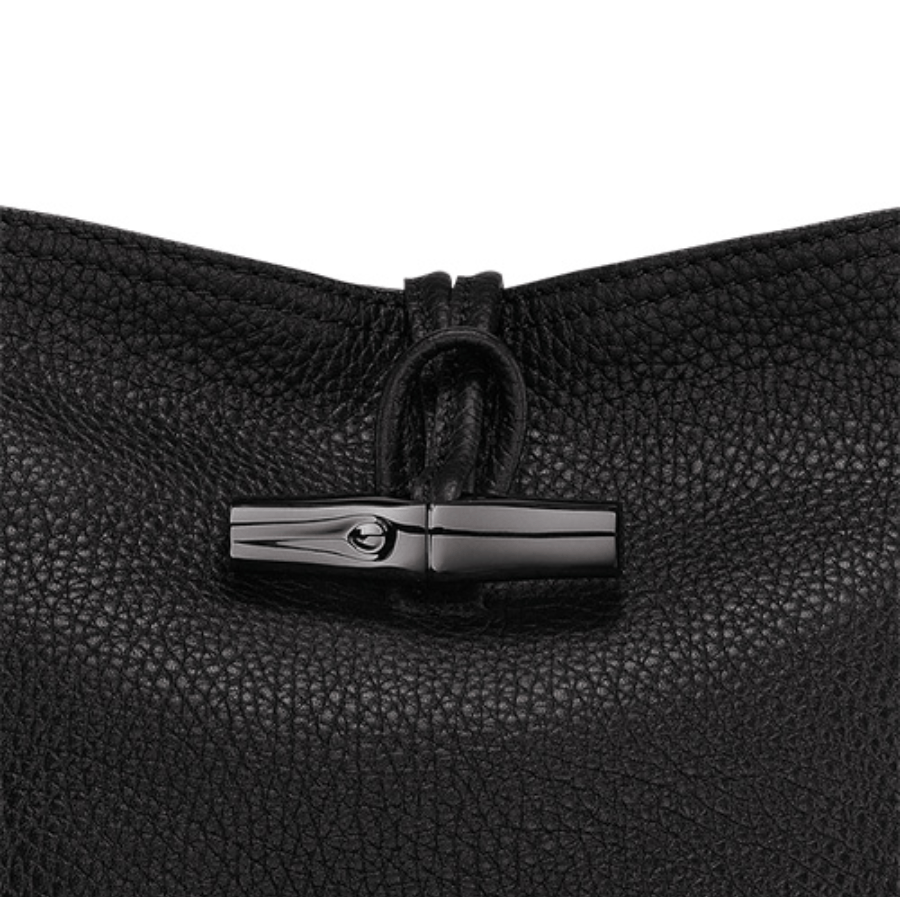 商品[国内直发] Longchamp|【现货】珑骧女包LONGCHAMP 新款ROSEAU ESSENTIAL17 女士牛皮竹节扣单肩包手提包水桶包灰色小号礼物送女友10159 968 112,价格¥1026,第14张图片详细描述