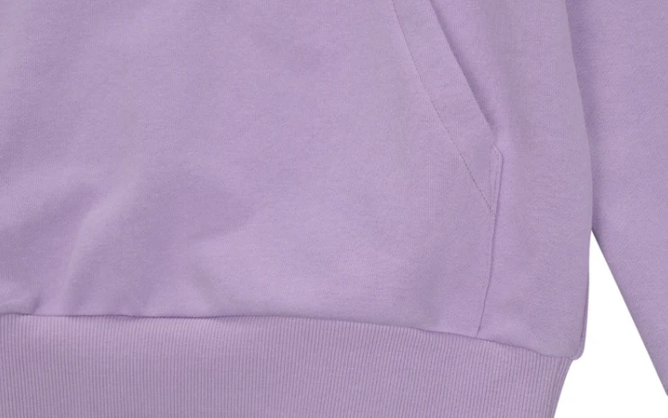 商品Evisu|【享贝家】（国内现货-QD）EVISU 福神 休闲宽松刺绣小标连帽卫衣 男女同款 紫色 EU5UTS911PP,价格¥222,第7张图片详细描述