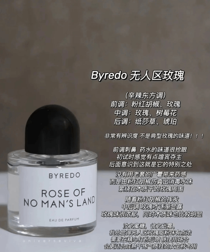 商品BYREDO|Byredo百瑞德无人区玫瑰浓香水50-100ml,价格¥972,第4张图片详细描述