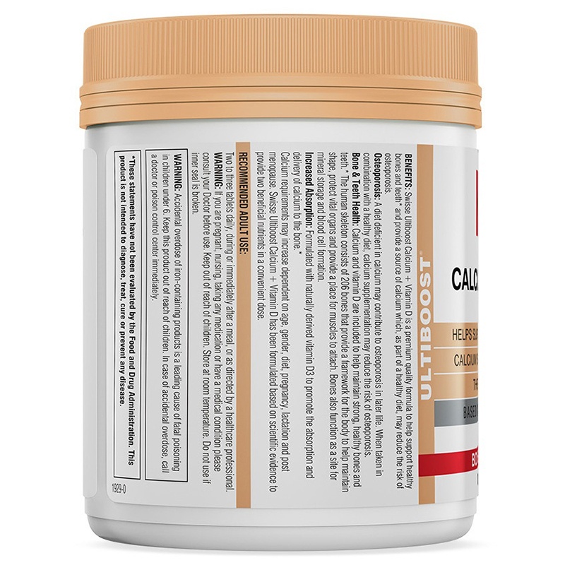 商品Swisse|斯维诗 钙+VD250粒 成人补钙防��骨质疏松（新老版本随机发）,价格¥259,第7张图片详细描述