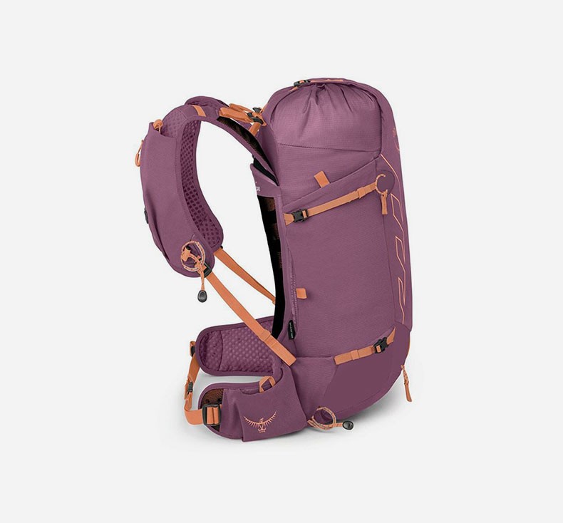 商品Osprey|Osprey小鹰TEMPESTVELOCITY暴风雨系列轻便多功能双肩包20L 紫色,价格¥1302,第6张图片详细描述
