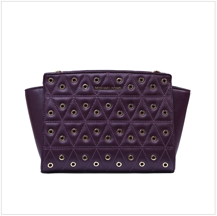 商品[国内直发] Michael Kors|Michael Kors 迈克高仕 紫色牛皮女士挎包 30F7GLMM6O-DAMSON,价格¥1008,第3张图片详细描述