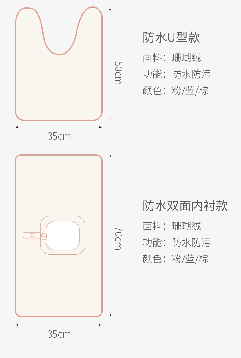 商品[国内直发] INBER|婴蓓INBER 双面防水洗漱巾【升级版】,价格¥31,第13张图片详细描述
