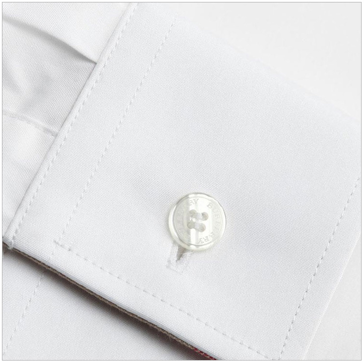 商品Burberry|Burberry 博柏利 修身经典白色衬衫 3773811,价格¥835,第29张图片详细描述