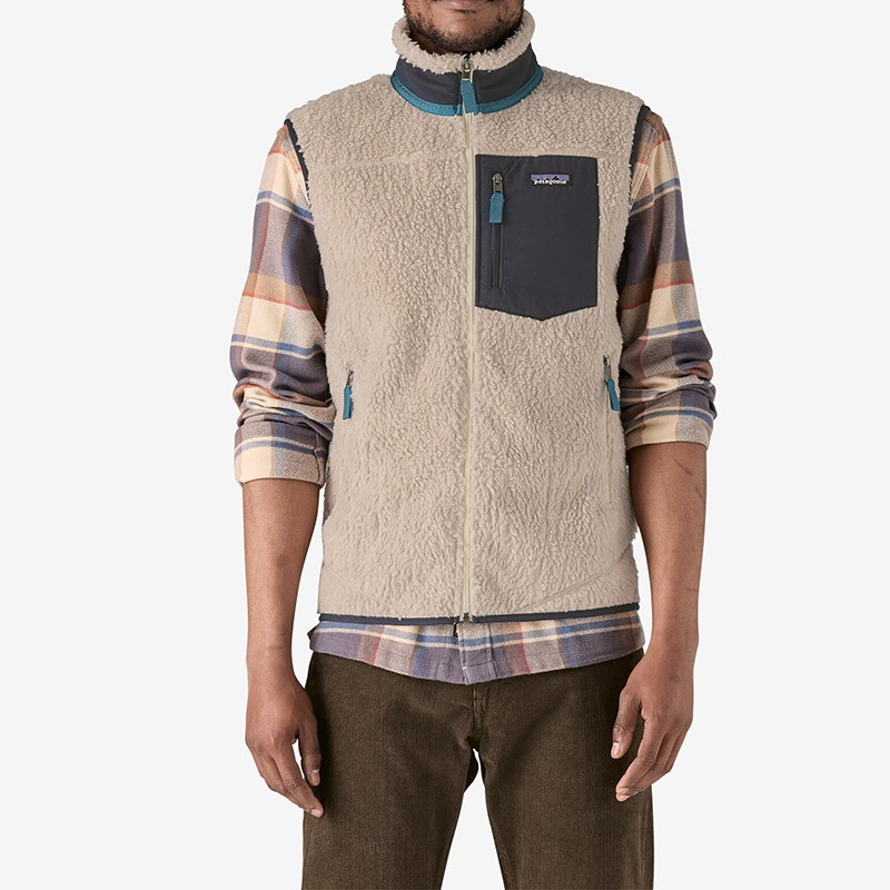 商品[国内直发] Patagonia|patagonia巴塔哥尼亚 Classic Retro-X 撞色口袋夏尔巴绒立领马甲 男款,价格¥1326,第8张图片详细描述