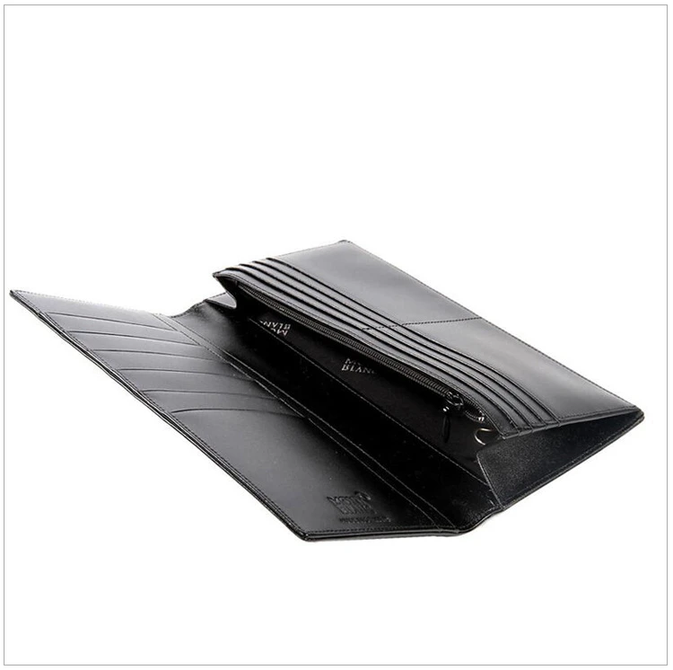 商品[国内直发] MontBlanc|Mont Blanc 万宝龙 男士黑色牛皮钱包 7165,价格¥2204,第7张图片详细描述