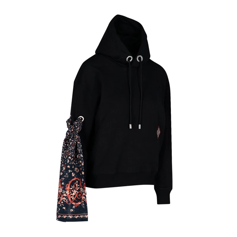 商品Chloé|CHLOE' 女士黑色棉质卫衣 C21SJH06-086-001,价格¥2415,第5张图片详细描述