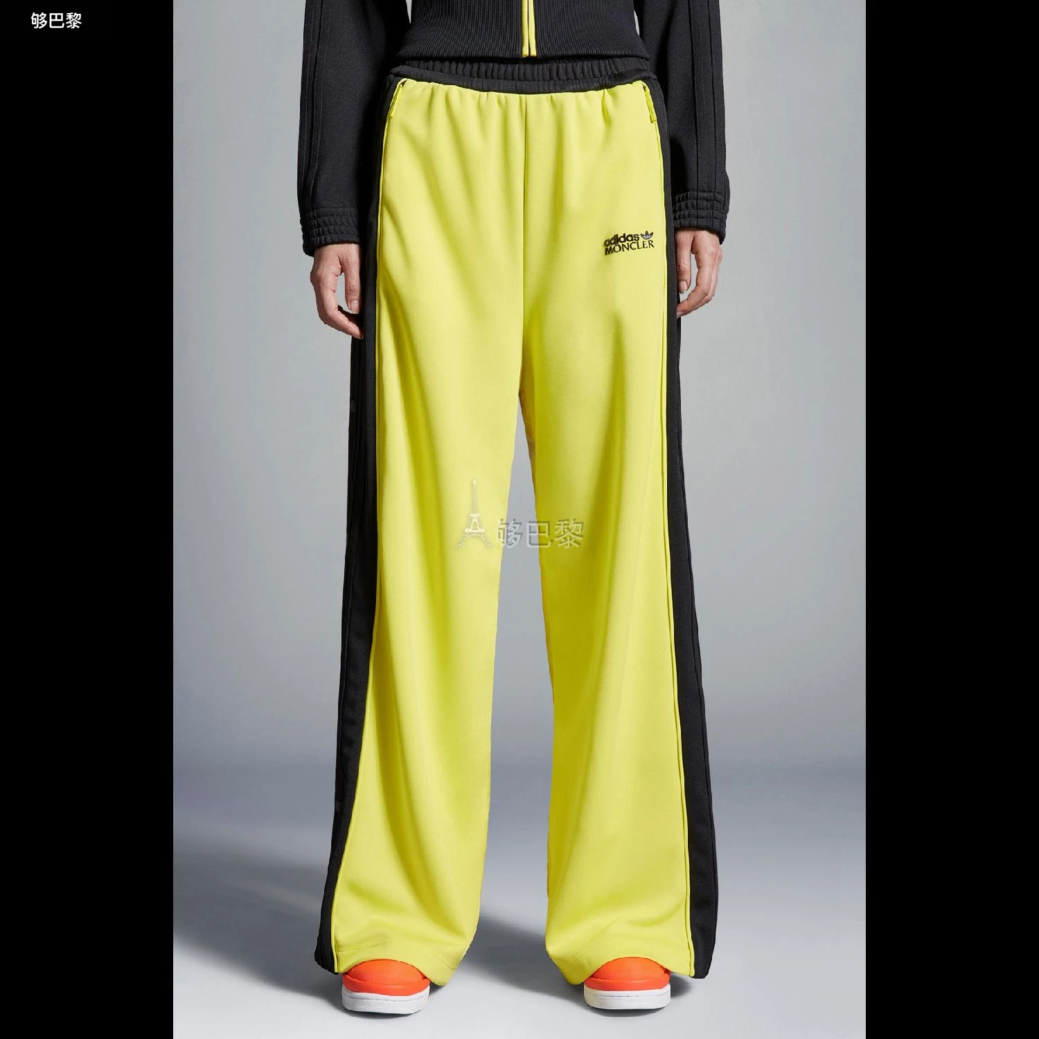 商品Moncler|【预售】 MONCLER 盟可睐 25春夏 女士 休闲裤 Acetate Trackpants I209S8H00001M2291F91 ,价格¥6099,第6张图片详细描述